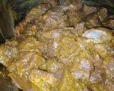 A picture of step 2 of Tikka boti Masala marinade.