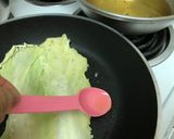 A picture of step 5 of Baechu Buchimgae (Napa Cabbage Pancakes).