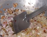A picture of step 3 of Moong Dal ki khichdi.