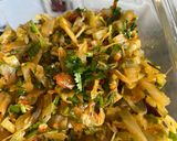 A picture of step 3 of Cabbage bhorta.