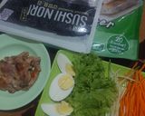 Foto langkah ke 1 dari resep Rice Paper Nori Chicken Roll.