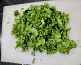 A picture of step 1 of Cheesy Spinach Corn Sandwich.