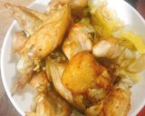 Hình bước làm 2 của món Gà 3 chén Đài Loạn