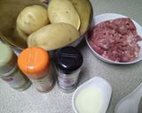 Foto del paso 1 de la receta: Albóndigas con patatas, en el horno