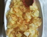 A picture of step 1 of Homemade crisps.