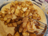 2 da opción de budín integral con manzanas 🍏y caramelo 😍