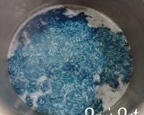 A picture of step 2 of Blue Ghee Rice with Pine nuts.