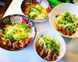 A picture of step 3 of Quick Pho recipeVietnamese beef noodles soup.