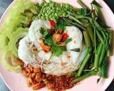 รูปขั้นตอนการทำที่ 1 ของ ขนมเส้นราดน้ำปลาดี #รักบ้านเกิด