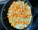 Une image de l'étape 1 de Poêlée patate douce céleri.