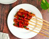 Foto langkah ke 4 dari resep Sate Tempe Lada Hitam.