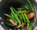 A picture of step 2 of Hyderabadi Tarkari ka Achar/Vegetable Pickle with Raw Tamarind.