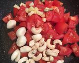 A picture of step 2 of Paneer lababdaar.