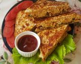 A picture of step 8 of Kebab Egg Sandwich.