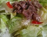 Hình bước làm 6 của món Xà lách trộn thịt bò