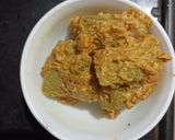 A picture of step 6 of Bharva Karele Curry.