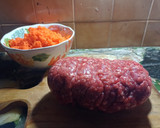 Foto del paso 3 de la receta: Hamburguesas de carne caseras- papas rústicas y verdus al vapor