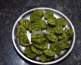 A picture of step 8 of Aloo vadi.