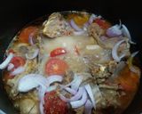 A picture of step 2 of Pishawri Mutton.