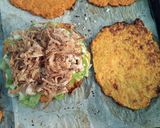 Kettő az egyben (édesburgonyás, zöldséges lapok töltve) recept fázis 4 fotója