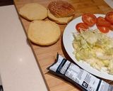 A picture of step 12 of Tims Burgers.