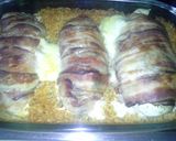 Baconbe tekert aszalt szilvás csirkemell recept fázis 8 fotója
