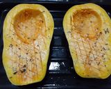 Foto del paso 2 de la receta: Zapallo al horno relleno con carne 😋