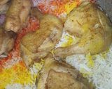 صورة لخطوة 4 من وصفة عيش مع دجاج وحشوه