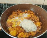 A picture of step 7 of Posto soya aloo curry.