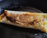 Foto del paso 8 de la receta: Burrito🌯de🌮desayuno🍳🥓🧀