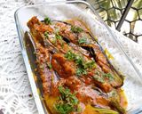 A picture of step 2 of Khatte Meethe Baigan.