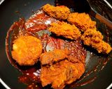 A picture of step 5 of Retro korean fried chicken sauce.