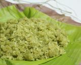 Hình bước làm 1 của món Chả cốm
