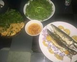 Hình bước làm 6 của món Cá saba nướng chanh và muối hột