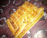 A picture of step 6 of Caterpillar bread.