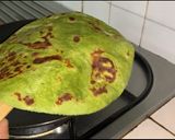 A picture of step 4 of Palak Paneer Frankie.