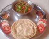 मेथी बैंगन मसाला के साथ गेहूं ज्वार की चपाती रेसिपी चरण 12 फोटो