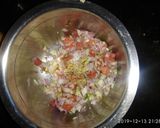 A picture of step 1 of Raita.