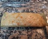 Foto del paso 7 de la receta: Crepes de salmón, langostinos y espinacas