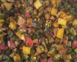 ભીંડા બટાકા ની સબ્જી (Bhinda Bataka Sabji Recipe In Gujarati) રેસીપી સ્ટેપ3ફોટો