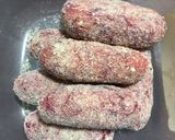 A picture of step 4 of Beetroot Cutlets.