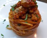 A picture of step 5 of Linguine with Grouper Ragù.