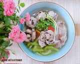 Hình bước làm 6 của món Bún bung dọc mùng