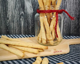 Foto del paso 6 de la receta: Palitos de harina de garbanzo con hierbas provenzales y sésamo