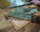 Foto langkah ke 12 dari resep Pancake Creamy Matcha.
