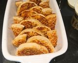 A picture of step 1 of Cheesey marmite crumpet bake.