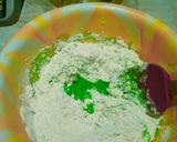 Foto langkah ke 3 dari resep Roti Kukus Pandan.