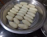 A picture of step 3 of Rice plain farre (chattisgarh recipe).