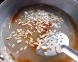 A picture of step 5 of Bombay Halwa.
