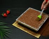 Foto langkah ke 12 dari resep TANPA TERIGU TANPA MIXER TANPA OVEN | CAKE KETAGIH SUPER LEMBUT.